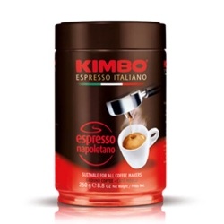 CAFE MOLIDO ESPRESSO NAPOLETANO KIMBO LATA 250 GRS (U)